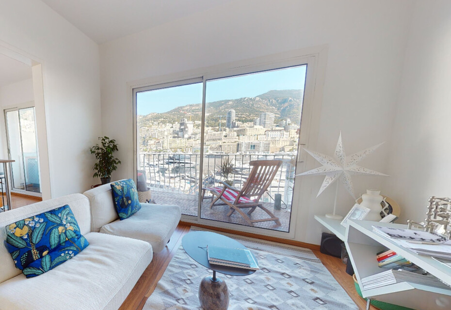 3-room apartment with cellar – Quai Antoine Ier – View of Port Hercules and Monte-Carlo